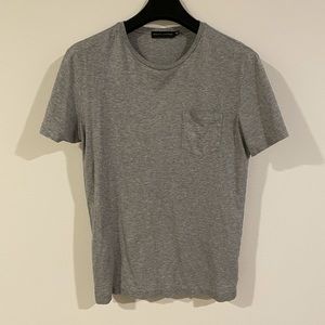 Ralph Lauren gray tee with pocket size M